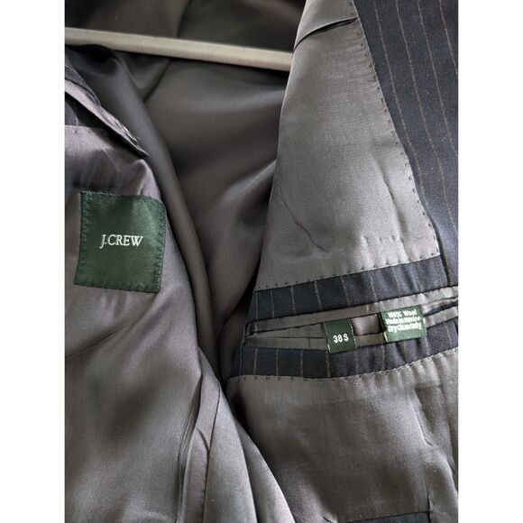 Jcrew 100% Wool Navy Blazer size 38S - Picture 3 of 3